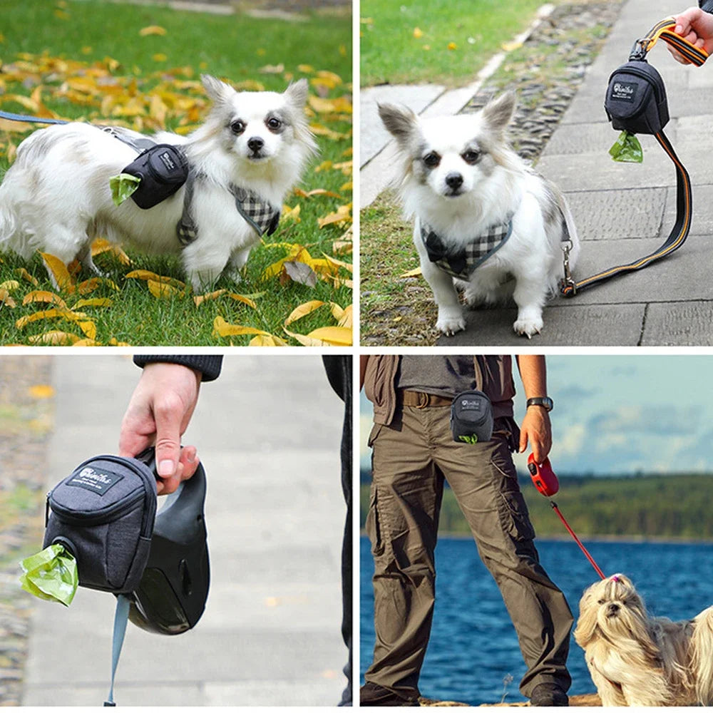 Portable Multifunction Durable Pet accessories Outdoor Travel Dog training bag Pet Dog treat pouch Dog Poop Bag Dispenser