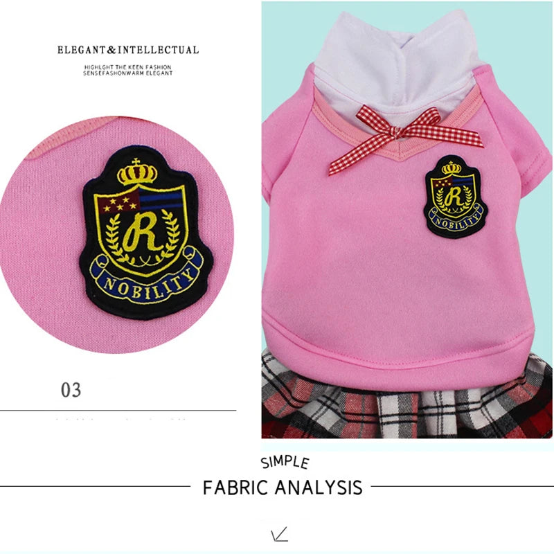 Couple Pet Dog Clothes Pet Uniform Clothing for Small Medium Dogs Costume Chihuahua Puppy Pet Shirt Clothes for Dogs Ropa Perro
