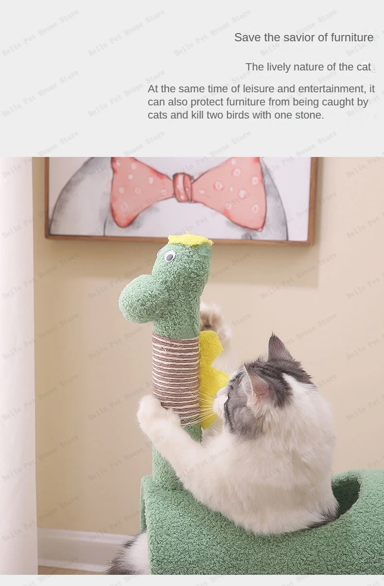 Small Cat Climbing Frame Luxurious multifunctional pet villa cat toy multifunctional cat scratching post
