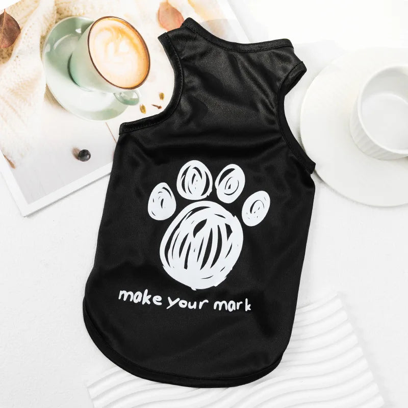 Pet Dog Clothes For Small Medium Dogs Cats Spring Summer Cool Interesting Outward Clothing Shirt For Puppy Chihuahua Yorkie Vest
