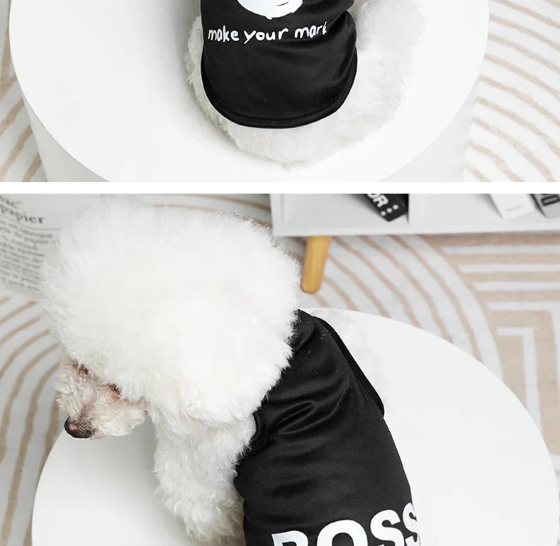 Pet Dog Clothes For Small Medium Dogs Cats Spring Summer Cool Interesting Outward Clothing Shirt For Puppy Chihuahua Yorkie Vest