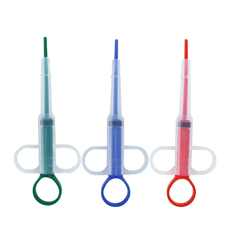 Pet Medicine Syringe, Pill Gun, Piller Push Dispenser, Medicine, Water, Milk Syringe, Dog Cat Puppy Feeder Kit, 1PCS