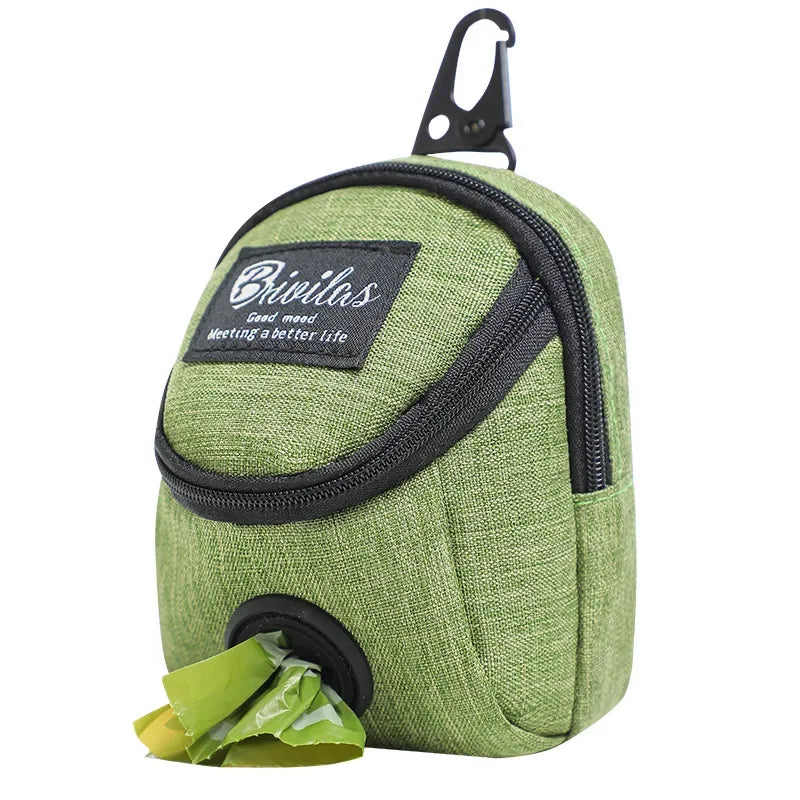 Portable Multifunction Durable Pet accessories Outdoor Travel Dog training bag Pet Dog treat pouch Dog Poop Bag Dispenser