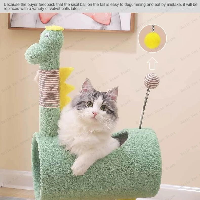 Small Cat Climbing Frame Luxurious multifunctional pet villa cat toy multifunctional cat scratching post
