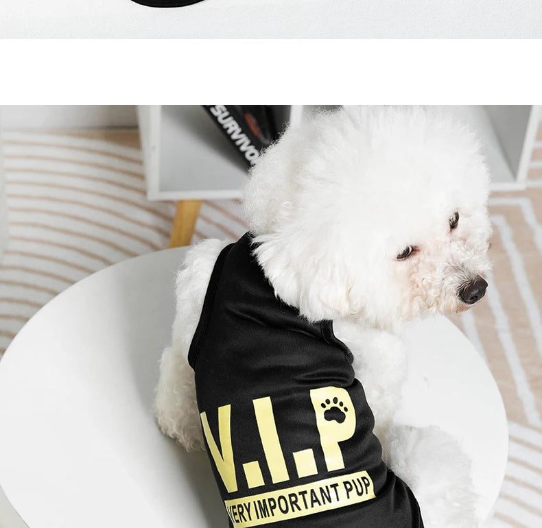 Pet Dog Clothes For Small Medium Dogs Cats Spring Summer Cool Interesting Outward Clothing Shirt For Puppy Chihuahua Yorkie Vest