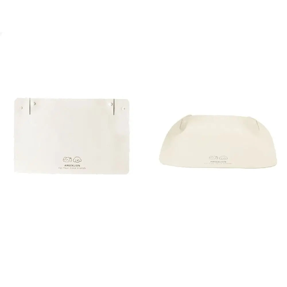 PU Leather Pet Anti Spill Placemat Oil Resistant Anti Slip Dog Food Pad Waterproof Pet Feeding Mat Prevent Food and Water Spills