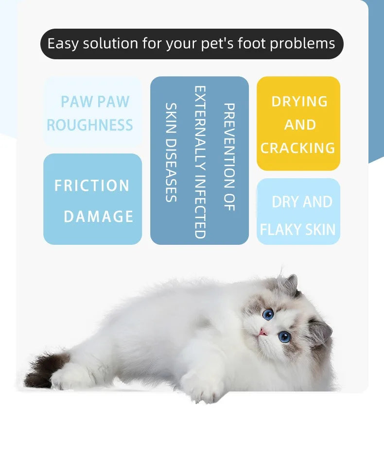 50g Pet Care Balm Box: Dog & Cat Paw Care Cream, Suitable for All Pet Foot Types