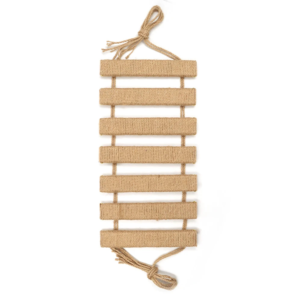 Cat Climbing Frame Bridge Cat Ladder Sisal Rope Wooden Cat Tree Tower Use for Cage Climber Scratching Post Pet Furniture Toys