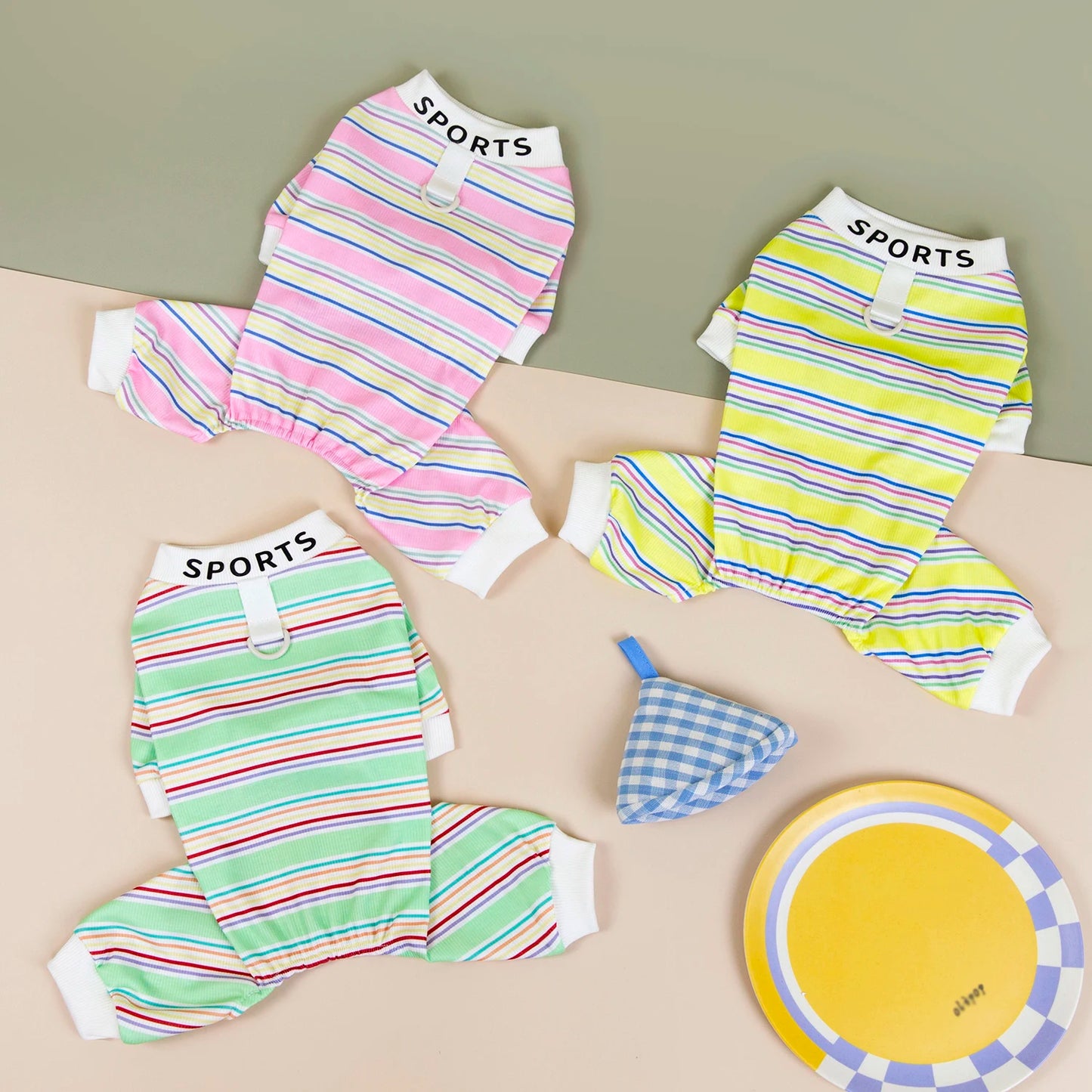 Cute Dog Clothes Pet Dresses  Cat Dog Shirt Puppy Pet Dogs Conditioning Clothes Cats Four Legged Clothes