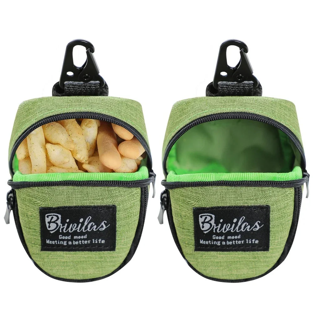 Portable Multifunction Durable Pet accessories Outdoor Travel Dog training bag Pet Dog treat pouch Dog Poop Bag Dispenser