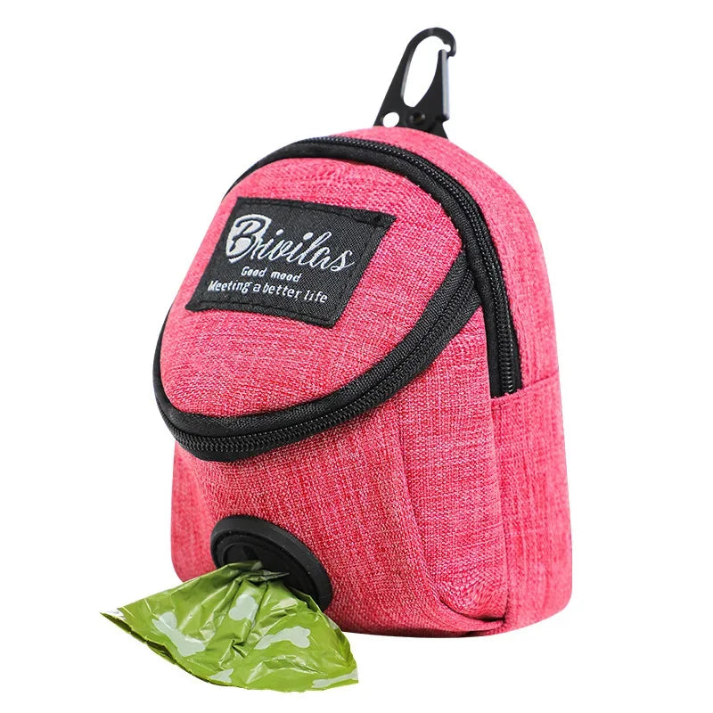 Portable Multifunction Durable Pet accessories Outdoor Travel Dog training bag Pet Dog treat pouch Dog Poop Bag Dispenser