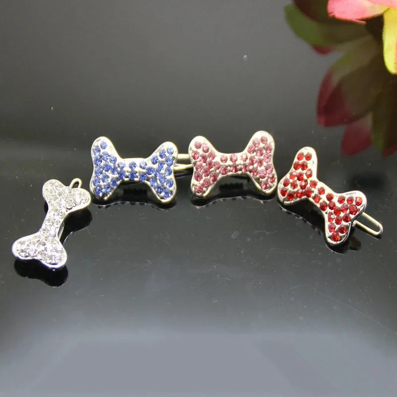 Pet Grooming Accessories for Dog and Cat - Puppy Beautiful Dog Hair Clip, Crown, Bow, Multicolor Hairpins, Headwear