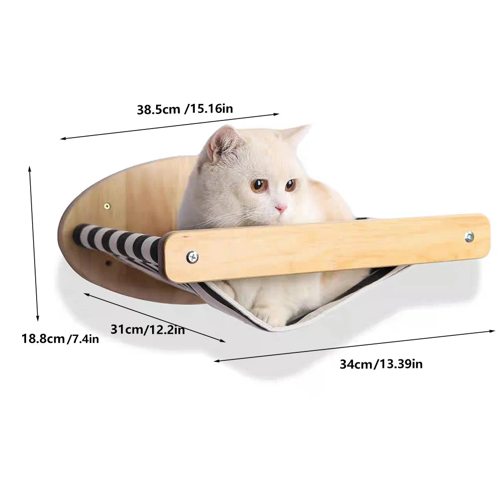 Cat Wall Rack Cat Climbing Frame Furniture Bridge and Steps Cat Frame Indoor Climbing Frame Cat Wall Shelves