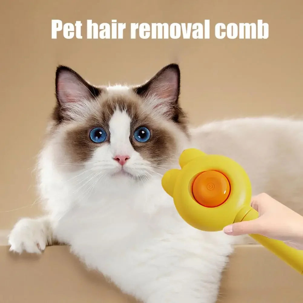 Pet Brush for Skin Diseases Prevention Skin-friendly Pet Care Brush Gentle Self Slicker Brush for Cats Dogs Long-haired for Dog