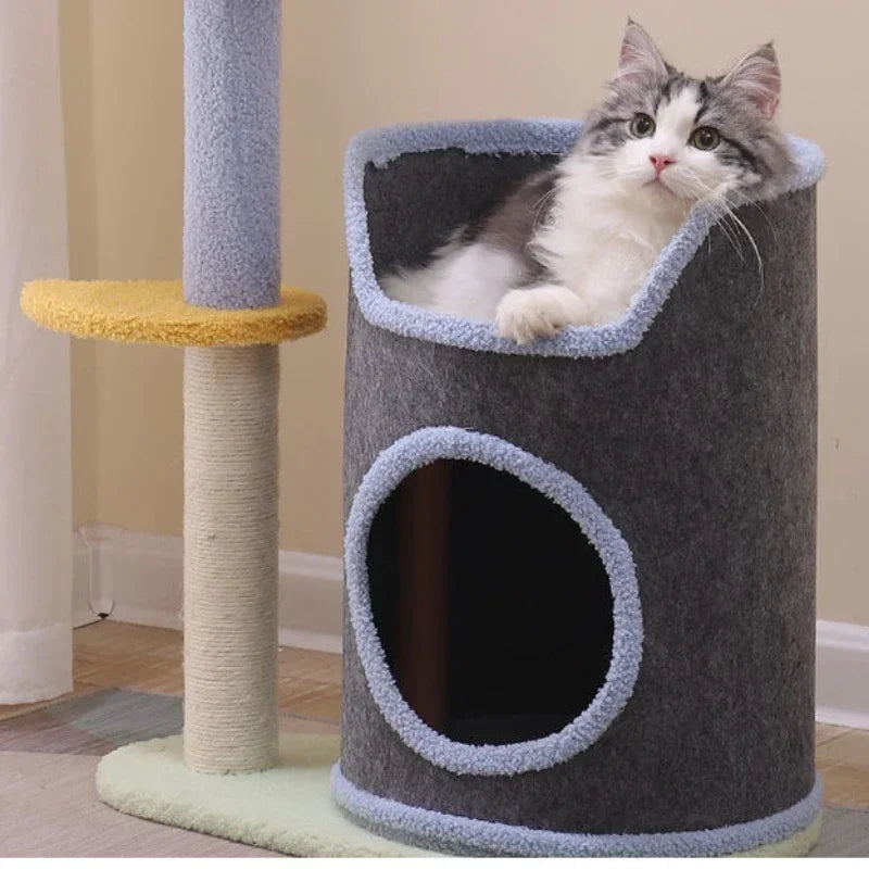 Small Cat Climbing Frame Luxurious multifunctional pet villa cat toy multifunctional cat scratching post