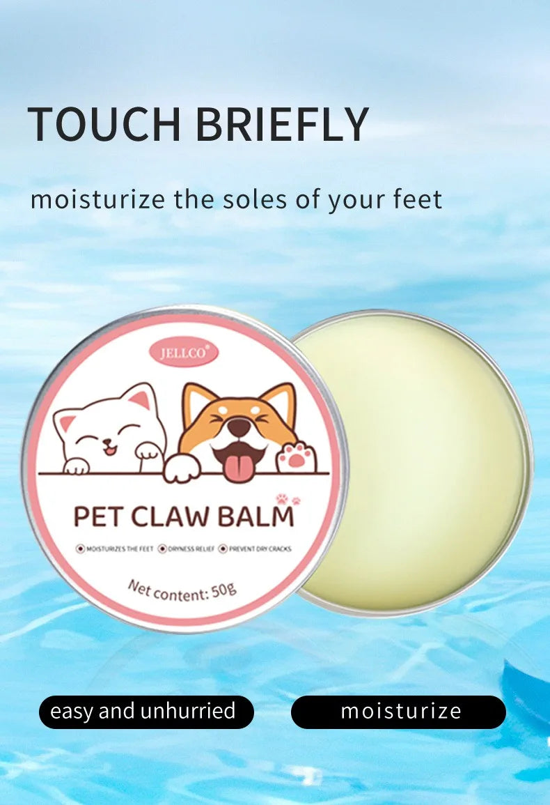 50g Pet Care Balm Box: Dog & Cat Paw Care Cream, Suitable for All Pet Foot Types