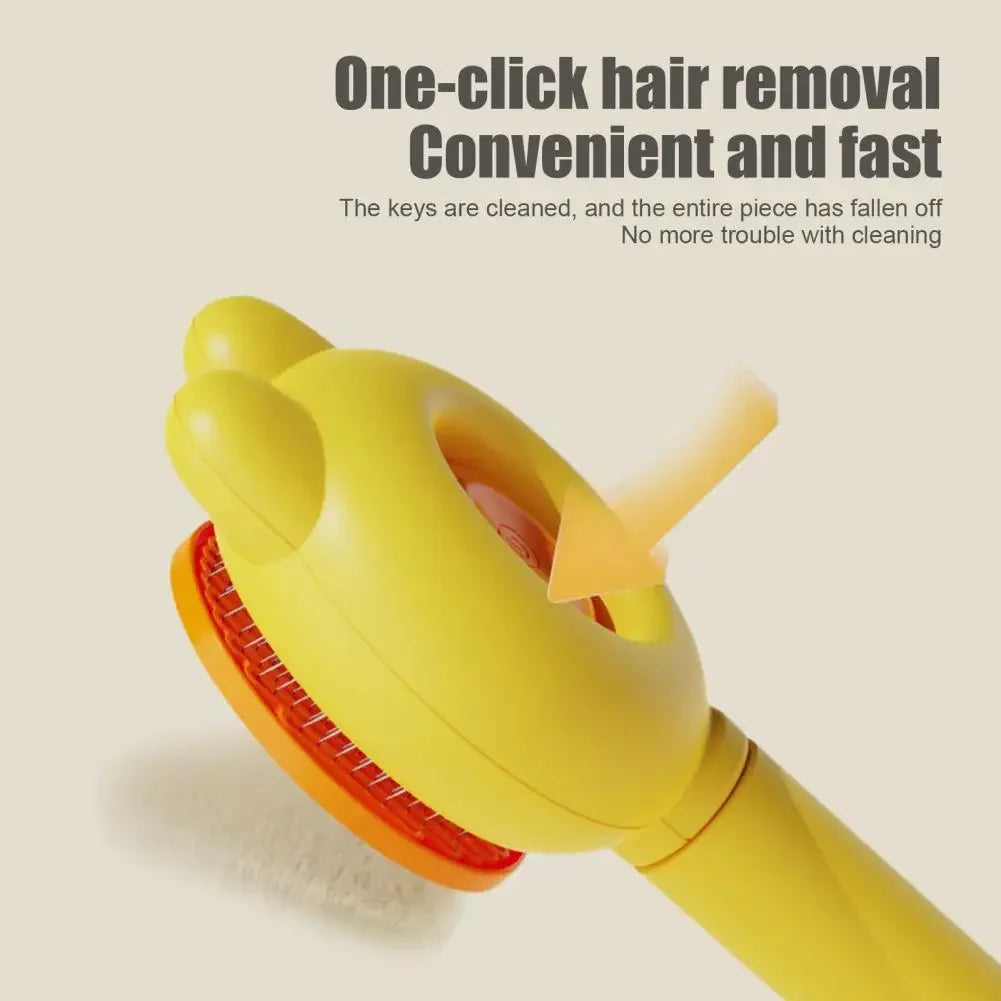 Pet Brush for Skin Diseases Prevention Skin-friendly Pet Care Brush Gentle Self Slicker Brush for Cats Dogs Long-haired for Dog