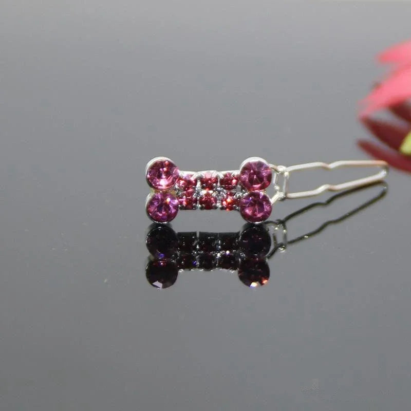 Pet Grooming Accessories for Dog and Cat - Puppy Beautiful Dog Hair Clip, Crown, Bow, Multicolor Hairpins, Headwear