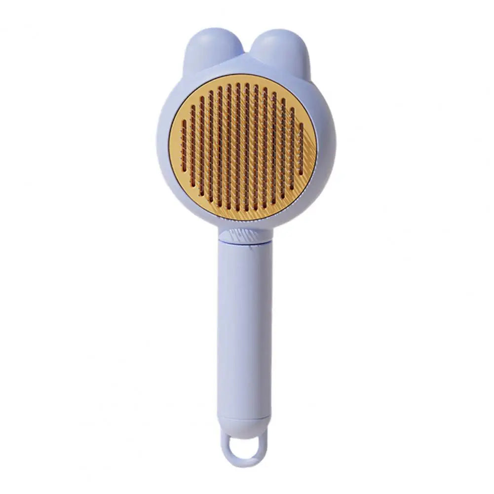Pet Brush for Skin Diseases Prevention Skin-friendly Pet Care Brush Gentle Self Slicker Brush for Cats Dogs Long-haired for Dog