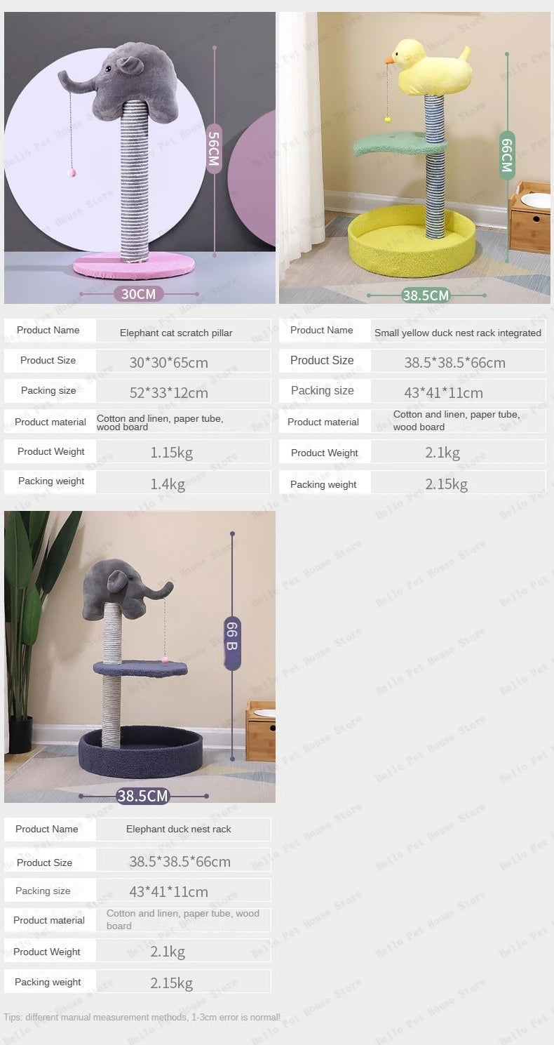 Small Cat Climbing Frame Luxurious multifunctional pet villa cat toy multifunctional cat scratching post