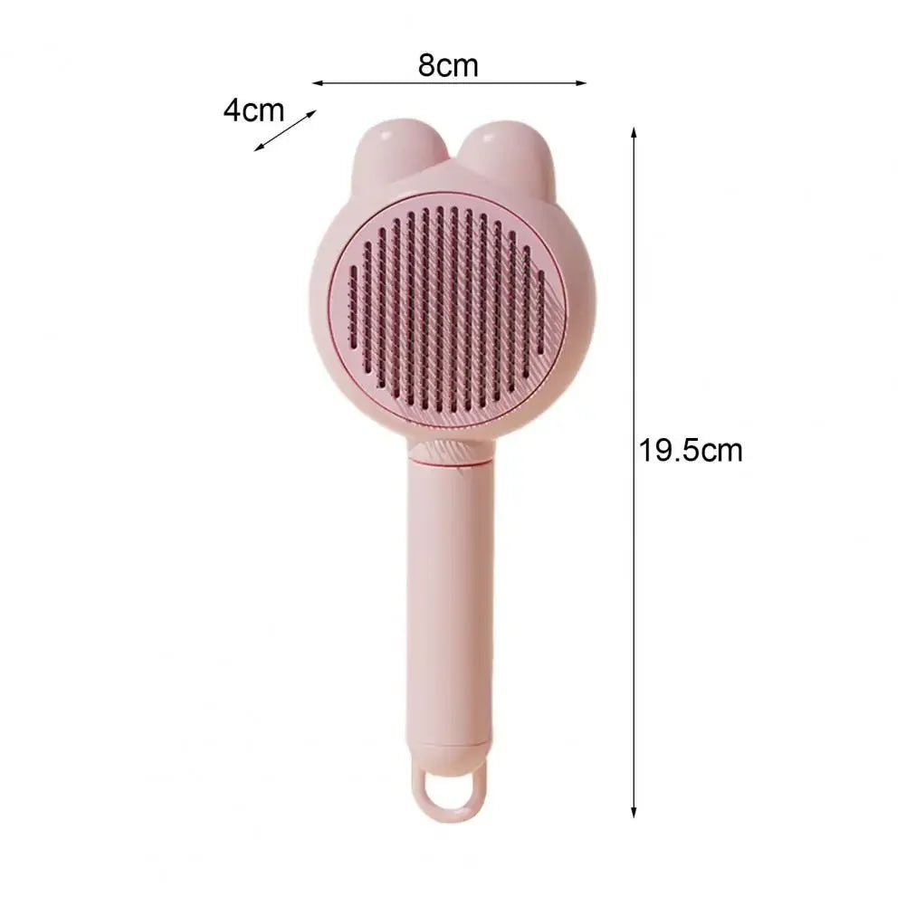 Pet Brush for Skin Diseases Prevention Skin-friendly Pet Care Brush Gentle Self Slicker Brush for Cats Dogs Long-haired for Dog