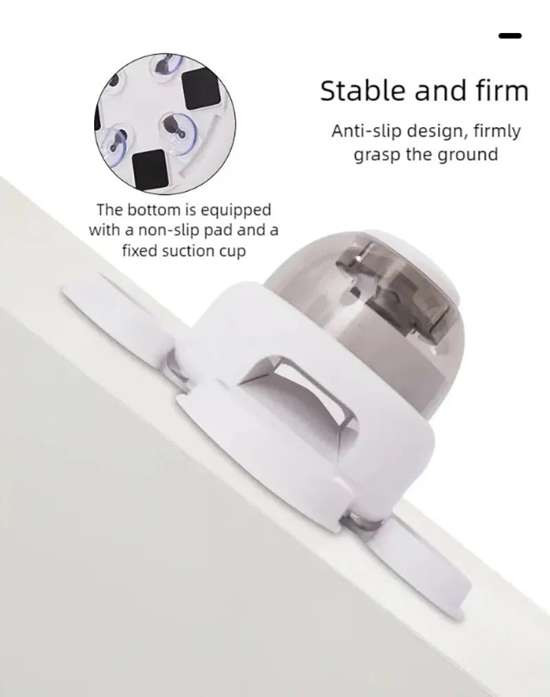 Three bowls of pet food dispenser, automatic press feeder, slow food dispenser, fun pet food utensils