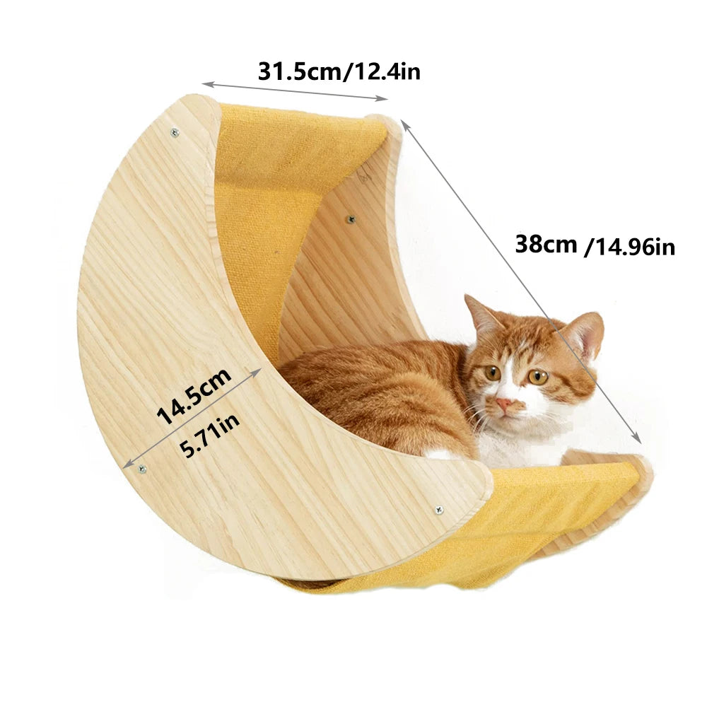 Cat Wall Rack Cat Climbing Frame Furniture Bridge and Steps Cat Frame Indoor Climbing Frame Cat Wall Shelves