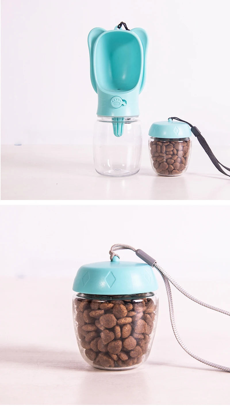 80/150/260g Portable Pet Dog Food Container Outdoor Travel Dog Take Out Food Cup Durable Pet Feeder Cup Dog Accessories